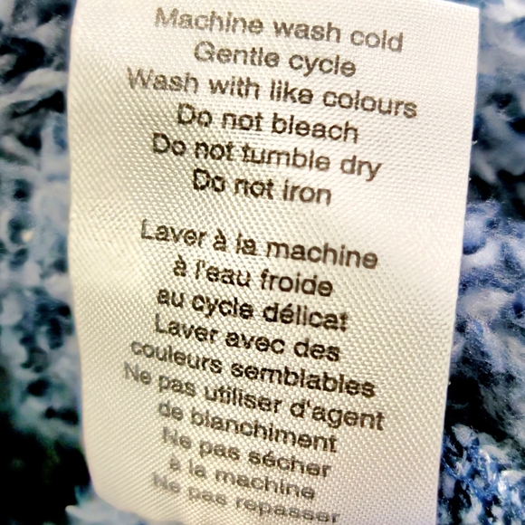 O’Neill Girl’s Blue Fuzzy Sweater Size XXL - Picture 7 of 7